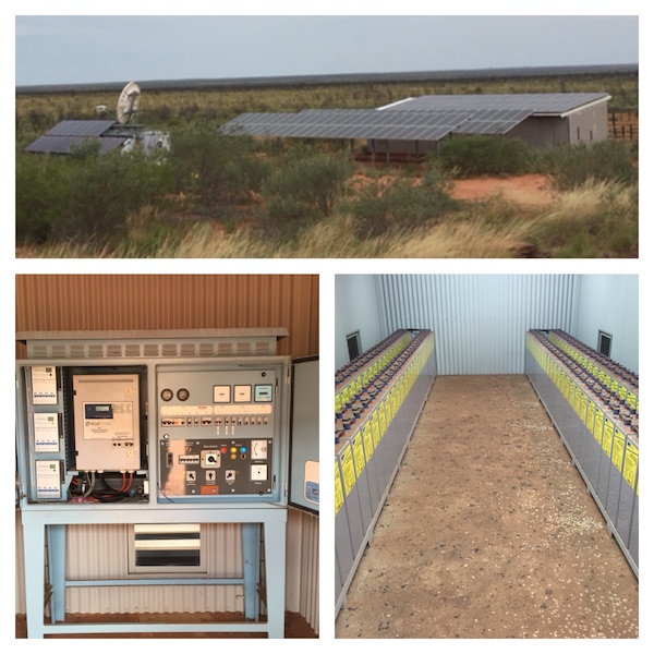 2.1 Satellite phone Unit and Solar Panels and Solar Invertor & Battery Shed