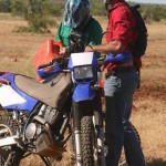 Blog 2 - Photo 3 fueling up the bike while on a muster. 2