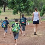 2.5 Cath walking kids to school (Small)