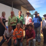 2.2 Anthony Lagoon stock camp and Maz the cook all prepared to be patients at the remote first aid course... They have to practice on someone! copy 2