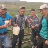 Cowboys and I drinking fermented horse milk copy